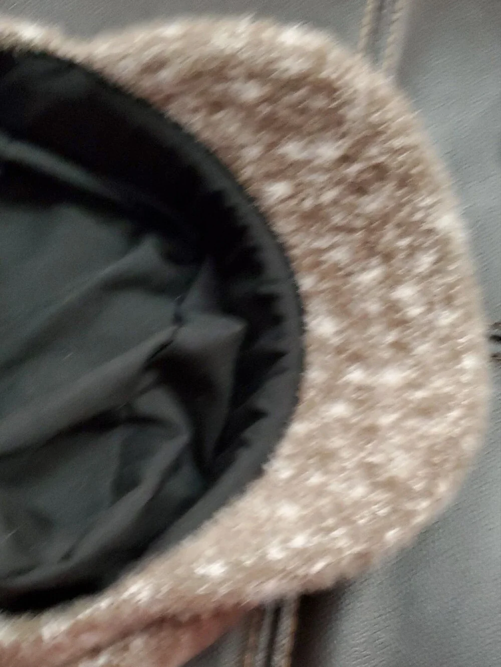 Cozy Women's Brown Fuzzy Newsboy Cap